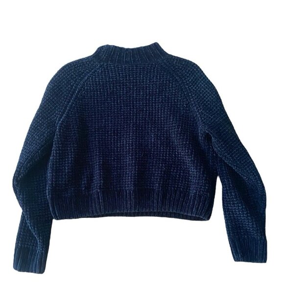 Women’s H&M knit navy mock neck sweater Size Large - Picture 3 of 6